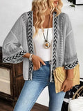 Open Front Kimono Cardigan - The Leopard Owl Boutique