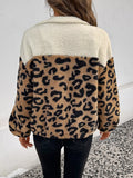 Cozy Leopard Fleece Zip-Up Jacket - The Leopard Owl Boutique