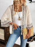 Open Front Kimono Cardigan - The Leopard Owl Boutique