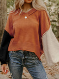 Cozy Ribbed Long Sleeve Sweater - The Leopard Owl Boutique