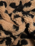 Cozy Leopard Fleece Zip-Up Jacket - The Leopard Owl Boutique