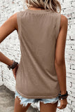Chic V-Neck Tank with Wide Straps - The Leopard Owl Boutique